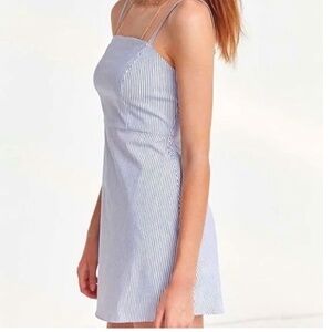 NWOT Urban Outfitters Kimchi Blue Striped Poplin Dress